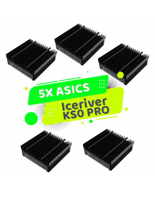 Pack 5X Iceriver KS0 PRO 200GH/s - Total 1TH/s