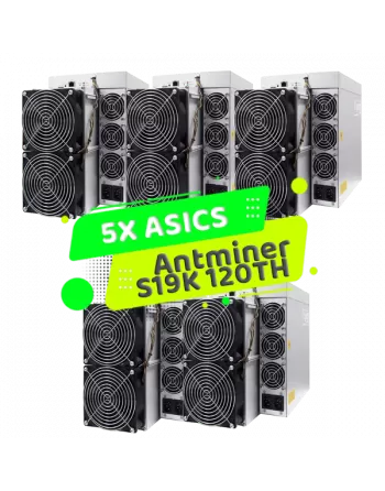 Pack 5X Antminer S19K 120TH/s - Total 600TH/S BITMAIN - 1